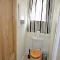 Small toilet room downstairs