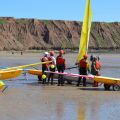 Sailing boat on the beach