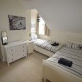 Two single beds in a bed room